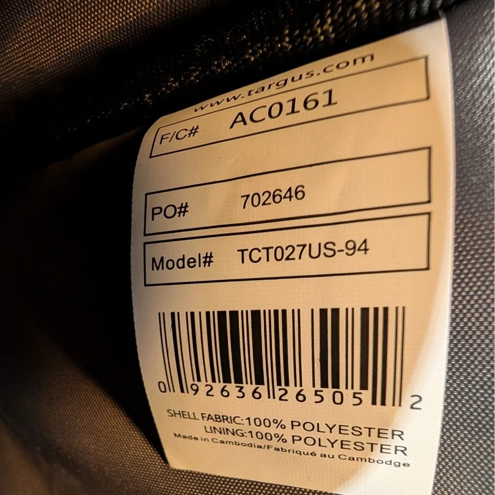 Targus Classic Slim Briefcase TCT027US